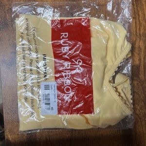 Ruby Ribbon Soft Yellow Blouse